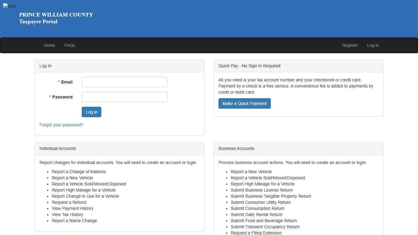 Prince William County - Home Page